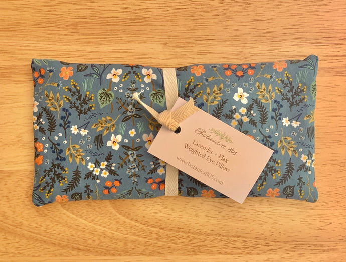 Oversized Eye Pillow Wildwood Floral in Blue