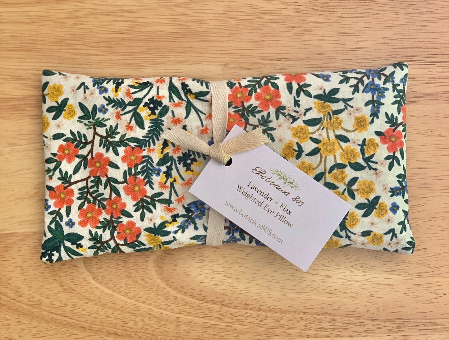 Weighted Lavender Eye Pillow in Wildwood Garden