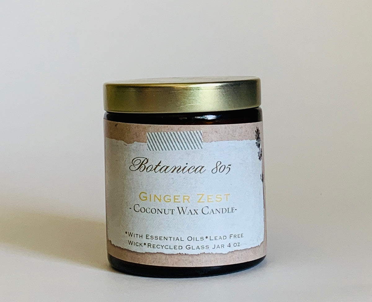 Ginger Zest Coconut Wax Candle