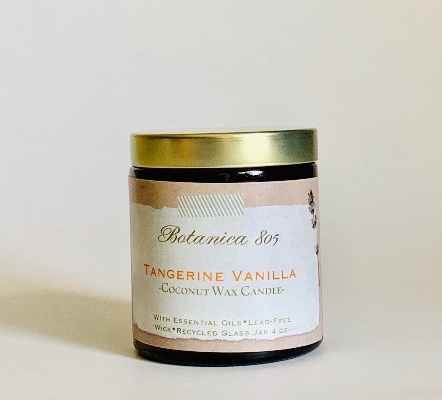 Tangerine Vanilla Coconut Wax Candle