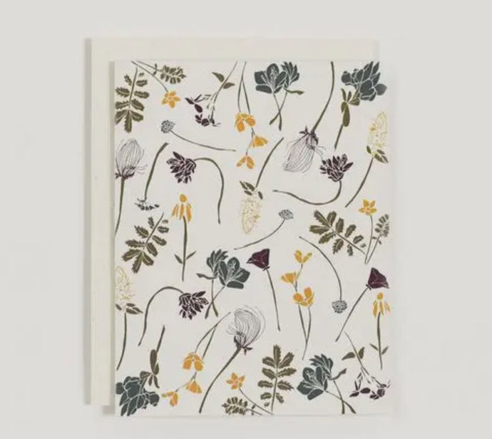 Western Regions Wildflowers Card