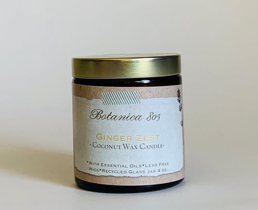 Ginger Zest Coconut Wax Candle
