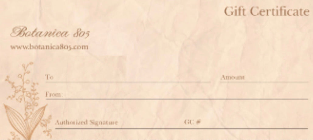 Gift Certificate