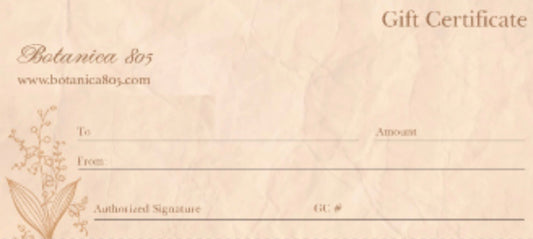 Gift Certificate